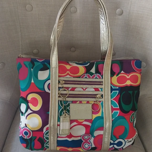 Coach Graffiti Tote - Picture 1 of 7